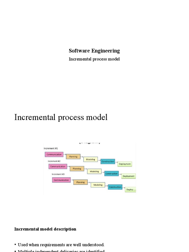 Software Engineering: Incremental Process Model | PDF | Software ...