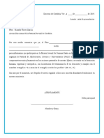 Carta de Presentacion Por El Párroco.