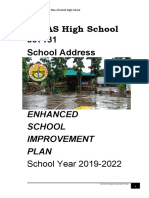 LAKAS High School 307131 School Address: Enhanced School Improvement Plan