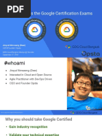 How To Pass The Google Certification Exams: Jirayut Nimsaeng (Dear)