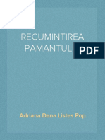 RECUMINTIREA PAMANTULUI