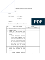 Lembar Observasi Senam Rematik