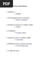 MySQL Lab Exercise Class 12