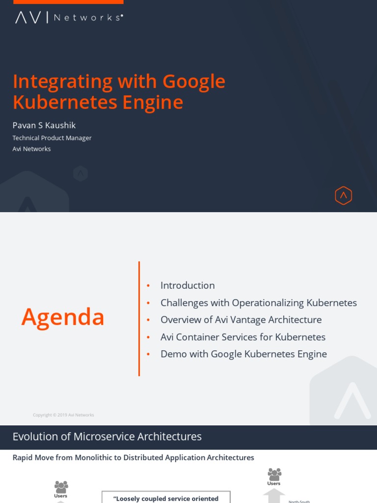 Integrating With Google Kubernetes Engine: Pavan S Kaushik | PDF | Load ...