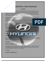 Will Hyundai Have Labor Peace