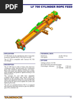 LF 700 Cylinder Rope Feed: Technical Specification 3-1545 2005-01-11