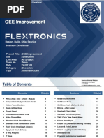 Internal Kaizen For OEE Improvement - Flextronics PDF