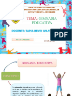 Tema 10 - Gimnasia Educativa - Cuarto de Primaria .