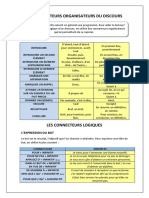 Les Connecteurs Organisateurs Du Discours PDF