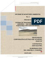 6.1 Informe de Monitoreo Ambiental