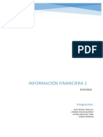 Actividad de Información Financiera Rao, Quesñay, Toro y Perrona