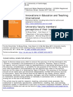 Innovations in Education and Teaching International: To Cite This Article: Te