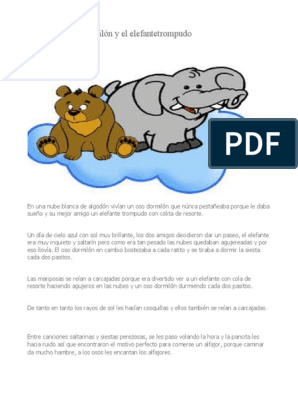 El Oso Dormilón y El Elefantetrompudo | PDF