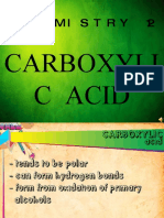 Chemistry 12: Carboxyli C Acid