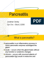 Pancreatitis: Jonathan Ownby Gyn Onc - Block 2-2006