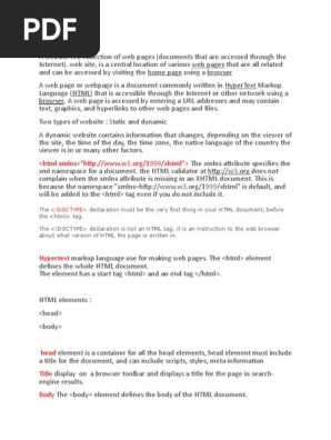 HTML Notes