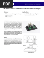 FCM6812 - Pre-Calibrated Module For Combustible Gas: Figaro