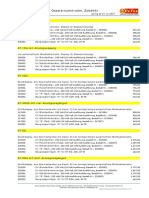 Preisliste Gaswarnzentralen