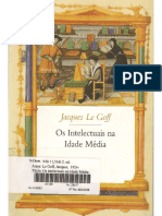 LE GOFF, Jacques. Os Intelectuais Na Idade Media PDF
