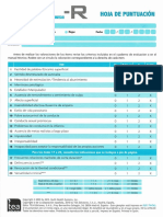 PCL-R Hoja de Puntuación PDF
