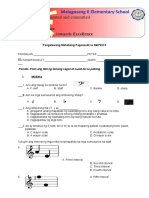 Mapeh 5 2ND Quarter Exam