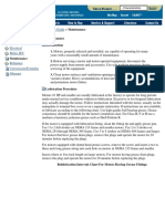 Home Products Technical Reference Guide General Info Mechanical Electrical Metric IEC