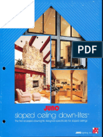 Juno Lighting Sloped Ceiling Downlights Brochure 1994