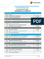 370289390 Programme de La Formation PLAXIS PDF