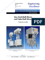 Engineering Excellence Ross Multi-Shaft Mixers (Production Models)