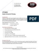 Epoxy Component Prepreg: - VTC401B, Black Pigmented - VTC401LV, High Tack