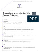 Trayectoria y Muerte de Julio Ramon Ribeyro