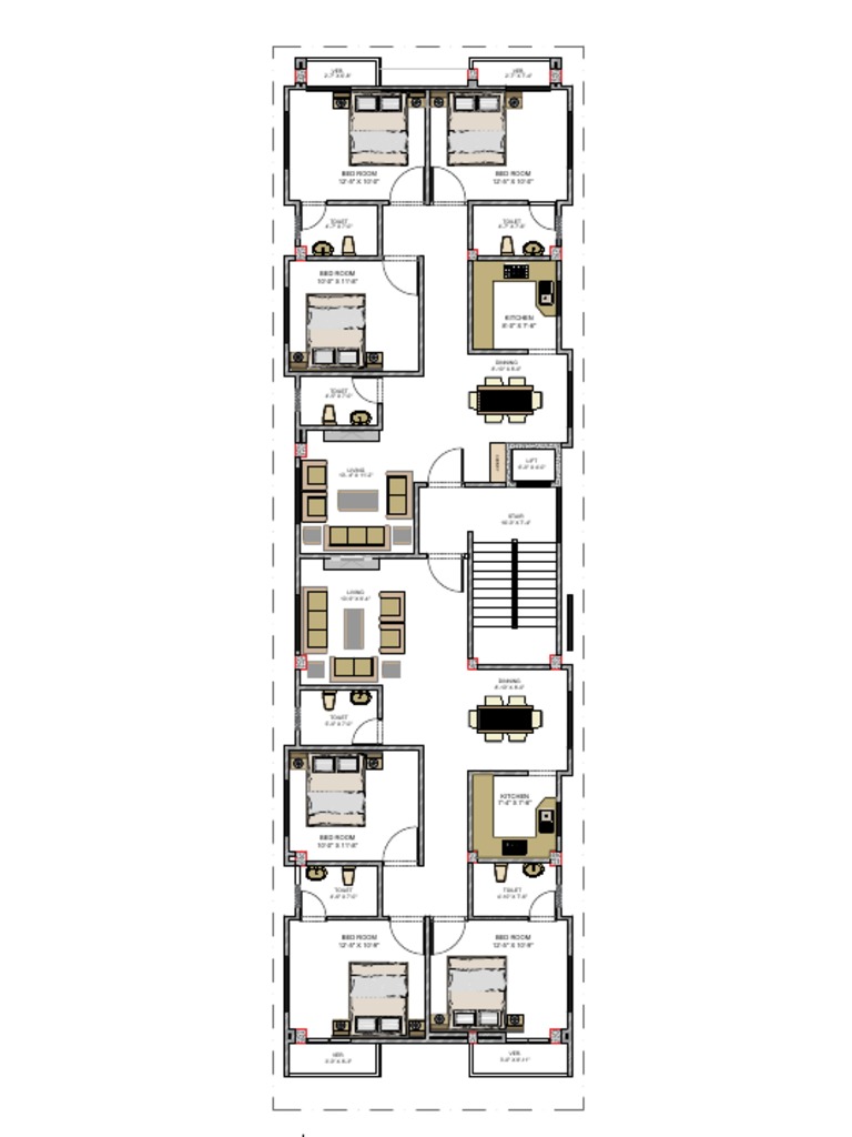 3RD & 4TH Floor Plan | PDF