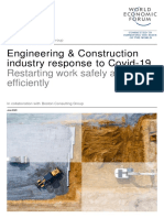 Engineering & Construction Industry Response To Covid-19: Restarting Work Safely and Efficiently
