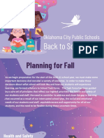 OKCPS Back To School Plan