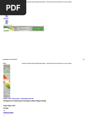 Development of a business plan for launching an online clothing ... _ Publish your master's thesis, bachelor's thesis, essay or term paper.pdf