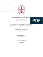 Informe Previo 1 Laboratorio de Circuíyos Eléctricos I UNI