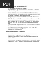 Why To Build or Create A Data Model