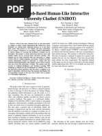 AI and Web Based Human Like Nteractive University Chatbot PDF