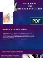 Knee Joint AND Hip Joint Punctures