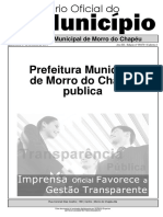 Município: Prefeitura Municipal de Morro Do Chapéu Publica
