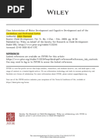 Adele Diamond Close Interrelation of Motor Development and Cognitive Development Cerebellum and Prefrontal Cortex