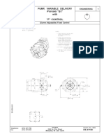 Pump, Variable Delivery PVV-540 "B1" With "F" Control: Engineering 1