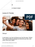 Lesson 6 - Friends - Cambly Content