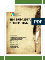 2018 Buku Tips Mudahnya Menulis Tesis Kajian-20190305103000 PDF