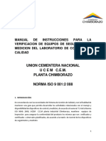 MANUAL DE INSTRUCTIVOS PARA LA VERIFICACION DE EQUIPOS DE  MEDICION Y CONTROL PCH.pdf