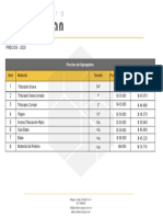 Lista de Precios Cantera San Juan 2020