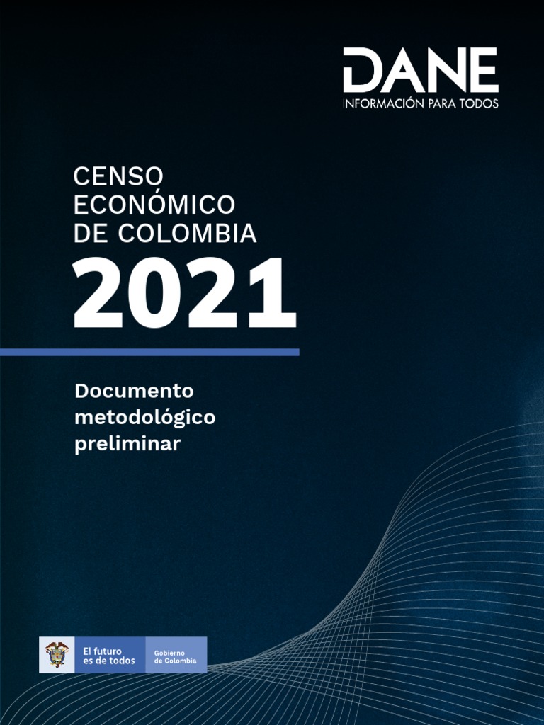 Censo Economico 2021 Documento Metodologico Prelimiar Pdf Sector Terciario De La Economia Economias