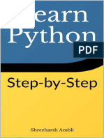 Learn Python - Step-by-Step