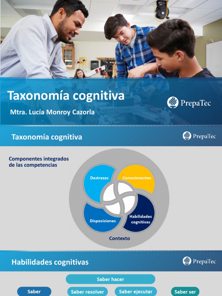Taxonomía Cognitiva PDF PDF Taxonomía (biología) Evaluación