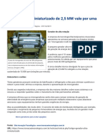 Gerador Ultra-Miniaturizado de 2,5 MW Vale Por Uma Usina